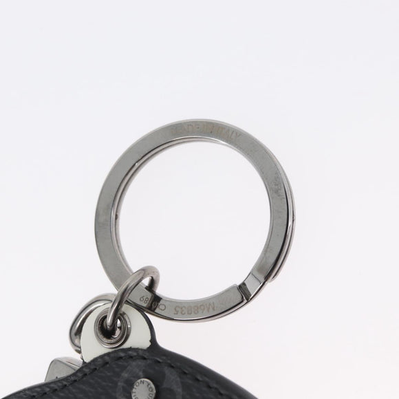 LOUIS VUITTON Monogram Eclipse Porte Cles LV Rat Charm M68835 LV Auth 170848M