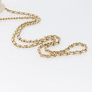 CHANEL Matelasse Vanity Chain Bag Caviar Skin White Gold CC Auth 170858A-9