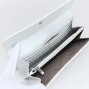 Salvatore Ferragamo Gancini Long Wallet Leather Multicolor Silver Auth 170860-9
