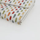 Salvatore Ferragamo Gancini Long Wallet Leather Multicolor Silver Auth 170860-7