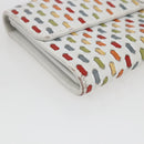 Salvatore Ferragamo Gancini Long Wallet Leather Multicolor Silver Auth 170860-14