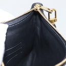 LOUIS VUITTON Mahina Selene PM Pouch Pouch Leather Black M94314 LV Auth 170872M-19