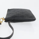 LOUIS VUITTON Mahina Selene PM Pouch Pouch Leather Black M94314 LV Auth 170872M-4