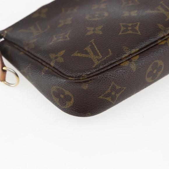 LOUIS VUITTON Monogram Pochette Accessoires Pouch M51980 LV Auth 170876