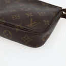 LOUIS VUITTON Monogram Pochette Accessoires Pouch M51980 LV Auth 170876-7