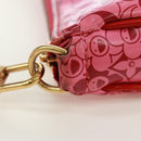 LOUIS VUITTON Cosmic Blossom Pochette Accessoires Pouch Pink M93166 Auth 170877V-9