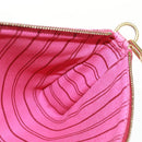 LOUIS VUITTON Cosmic Blossom Pochette Accessoires Pouch Pink M93166 Auth 170877V-19