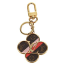 LOUIS VUITTON Monogram Porte Cles Into the Flower Schlüsselanhänger M67356 Auth170880M-13