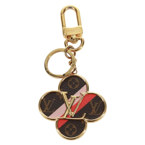 LOUIS VUITTON Monogram Porte Cles Into the Flower Schlüsselanhänger M67356 Auth170880M