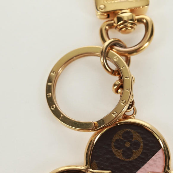 LOUIS VUITTON Monogram Porte Cles Into the Flower Schlüsselanhänger M67356 Auth170880M