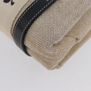 Chloe Woody Small Hand Bag Canvas Beige Auth 170882-16