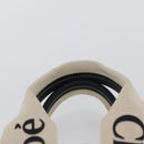 Chloe Woody Small Hand Bag Canvas Beige Auth 170882-8