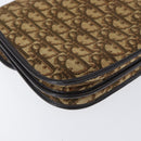 Christian Dior Trotter Canvas Schoudertas Beige Goud Auth 170884-16