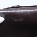 Christian Dior Trotter Canvas Schoudertas Beige Goud Auth 170884-11