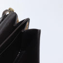 Christian Dior Trotter Canvas Schoudertas Beige Goud Auth 170884-19