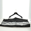 CHANEL Cape Poncho cotton White Pink CC Auth 170887V-14