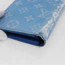 LOUIS VUITTON Monogram Clouds Portefeuille Braza Long Wallet M69680 Auth 170890-15