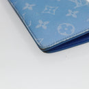 LOUIS VUITTON Monogram Clouds Portefeuille Braza Long Wallet M69680 Auth 170890-16