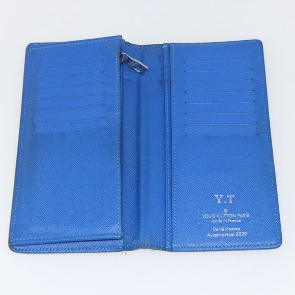 LOUIS VUITTON Monogram Clouds Portefeuille Braza Long Wallet M69680 Auth 170890