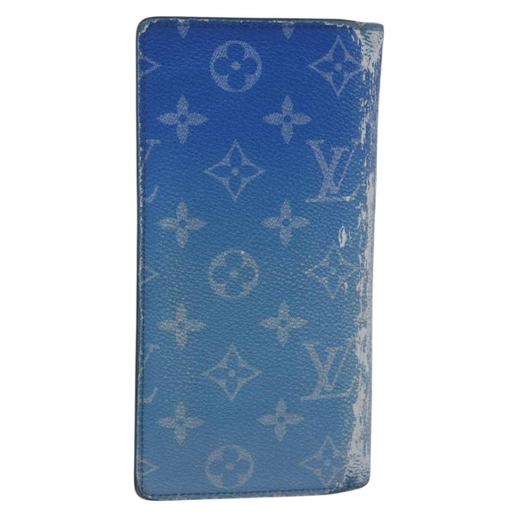LOUIS VUITTON Monogram Clouds Portefeuille Braza Long Wallet M69680 Auth 170890
