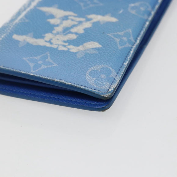 LOUIS VUITTON Monogram Clouds Portefeuille Braza Long Wallet M69680 Auth 170890