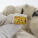 CHANEL Tote Bag Canvas White Silver CC Auth 170892-22