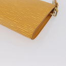 LOUIS VUITTON Epi Pochette Accessoires Pouch Yellow M52949 LV Auth 170894-16