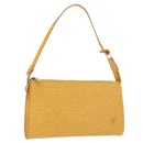 LOUIS VUITTON Epi Pochette Accessoires Etui Geel M52949 LV Auth 170894-1