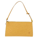 LOUIS VUITTON Epi Pochette Accessoires Etui Geel M52949 LV Auth 170894-13