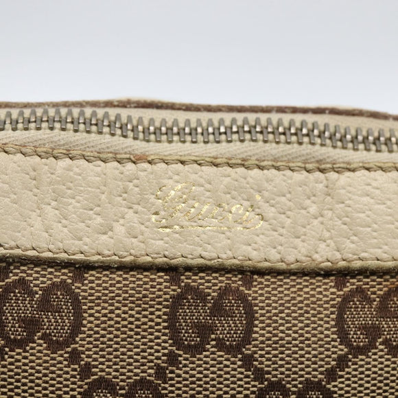 GUCCI GG Canvas Abbey Tote Bag Beige Gold 141470 Auth 170896