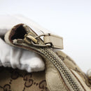 GUCCI GG Canvas Abbey Tote Bag Beige Gold 141470 Auth 170896-15