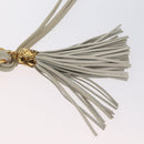 CHANEL Matelasse Shoulder Bag Lamb Skin Ivory Gold CC Auth 170897-18