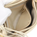 CHANEL Matelasse Shoulder Bag Lamb Skin Ivory Gold CC Auth 170897-23