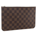 LOUIS VUITTON Damier Ebene Neverfull MM Pouch Accessory Pouch LV Auth 170900-1
