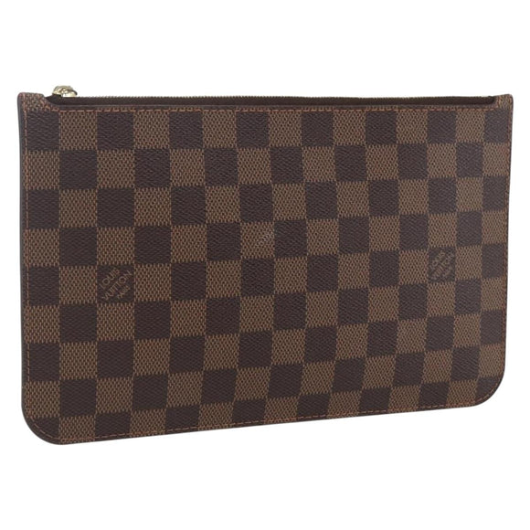 LOUIS VUITTON Damier Ebene Neverfull MM Pouch Accessory Pouch LV Auth 170900