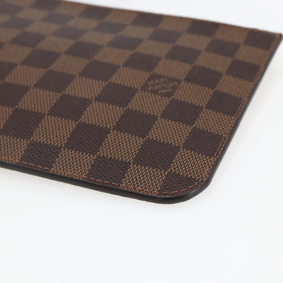 LOUIS VUITTON Damier Ebene Neverfull MM Pouch Accessory Pouch LV Auth 170900