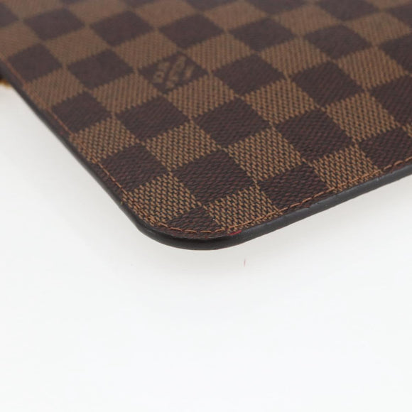 LOUIS VUITTON Damier Ebene Neverfull MM Pouch Accessory Pouch LV Auth 170900