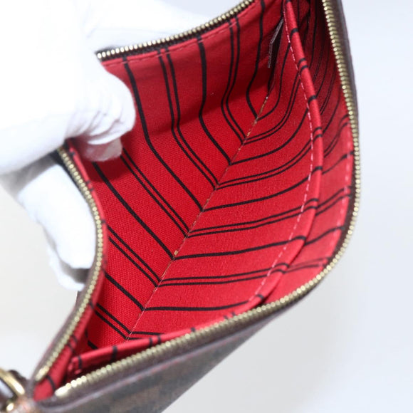 LOUIS VUITTON Damier Ebene Neverfull MM Pouch Accessory Pouch LV Auth 170900