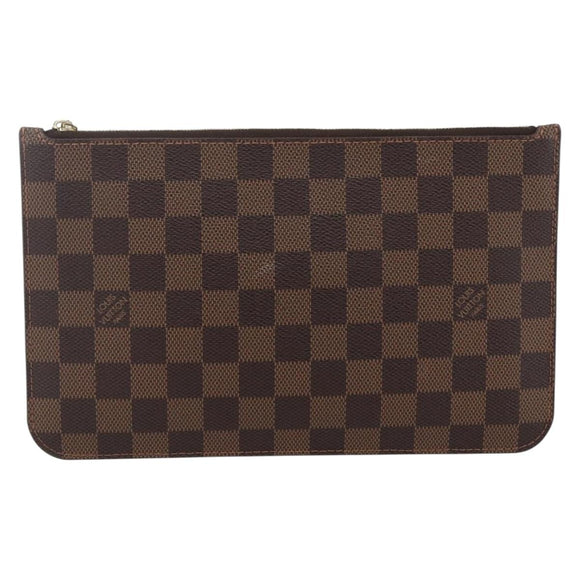 LOUIS VUITTON Damier Ebene Neverfull MM Pouch Accessory Pouch LV Auth 170900