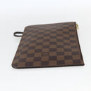 LOUIS VUITTON Damier Ebene Neverfull MM Pouch Accessory Pouch LV Auth 170900-4