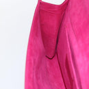 SAINT LAURENT Y Line Clutch Bag Leather Pink Gold 311213 Auth 170902-15