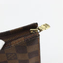 LOUIS VUITTON Damier Ebene Poche Toilette 26 Pouch N47543 LV Auth 170903-8