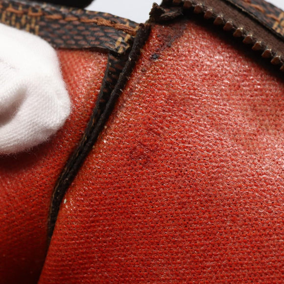 LOUIS VUITTON Damier Ebene Poche Toilette 26 Pouch N47543 LV Auth 170903