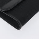 Christian Dior Trotter Canvas Chain Shoulder Bag Black Gold Auth 170904-9