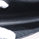 Christian Dior Trotter Canvas Chain Shoulder Bag Black Gold Auth 170904-11