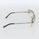 CHANEL Sunglasses metal Clear CC Auth 170905-5