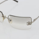 CHANEL Sunglasses metal Clear CC Auth 170905-7