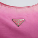 PRADA Hand Pouch Nylon Pink Auth 170906-18