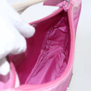 PRADA Hand Pouch Nylon Pink Auth 170906-20