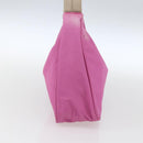 PRADA Hand Pouch Nylon Pink Auth 170906-3
